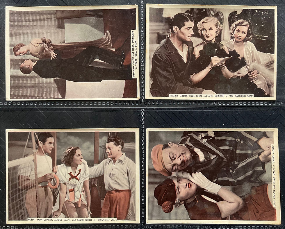 Thumbnail: Ardath From Screen And Stage Cigarette Cards