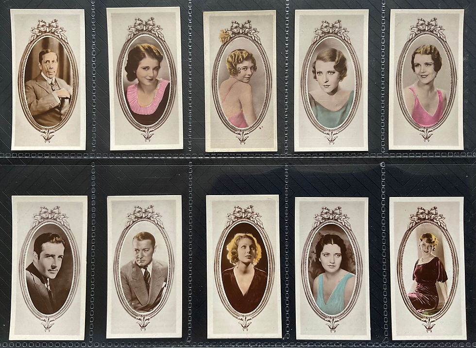 Thumbnail: Phillips Stars Of The Screen Cigarette Cards