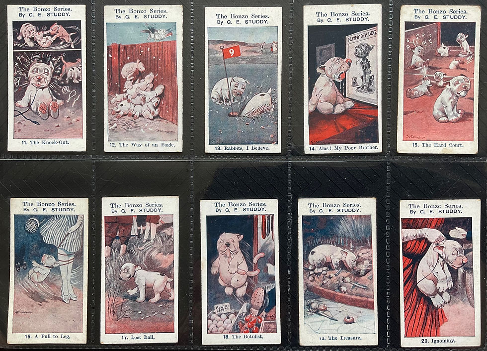 Thumbnail: Spratts The Bonzo Series Trade Cards
