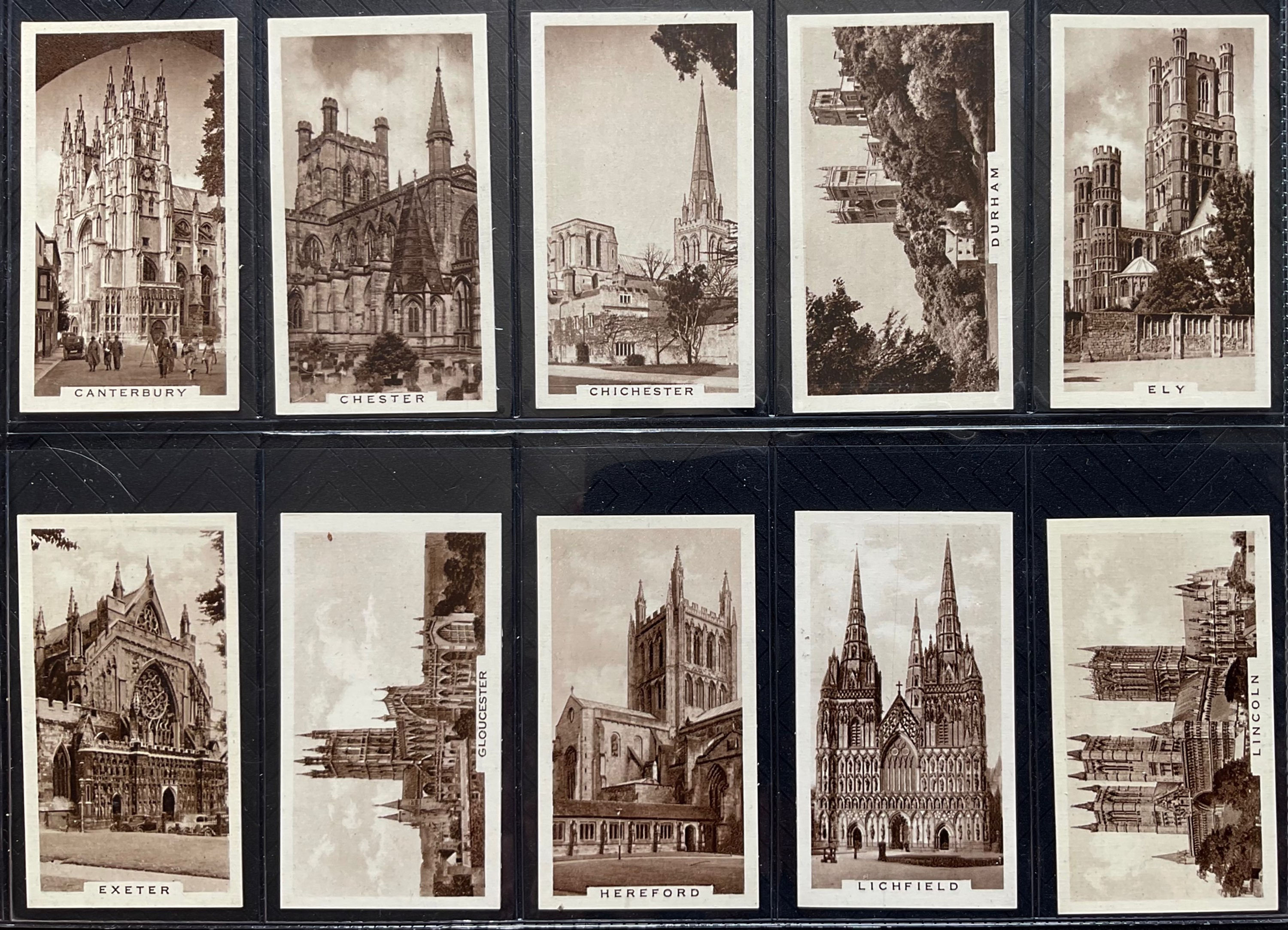 Copes Cathedrals Cigarette Cards