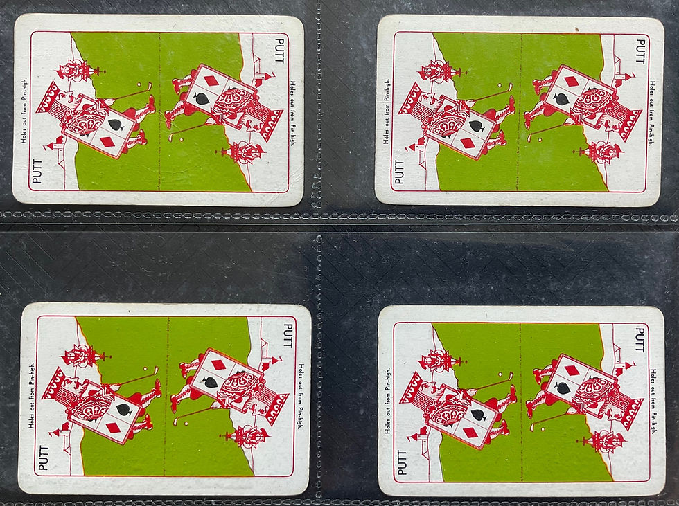 Thumbnail: Castell Brothers Pepys Kargo Golf Trade Cards