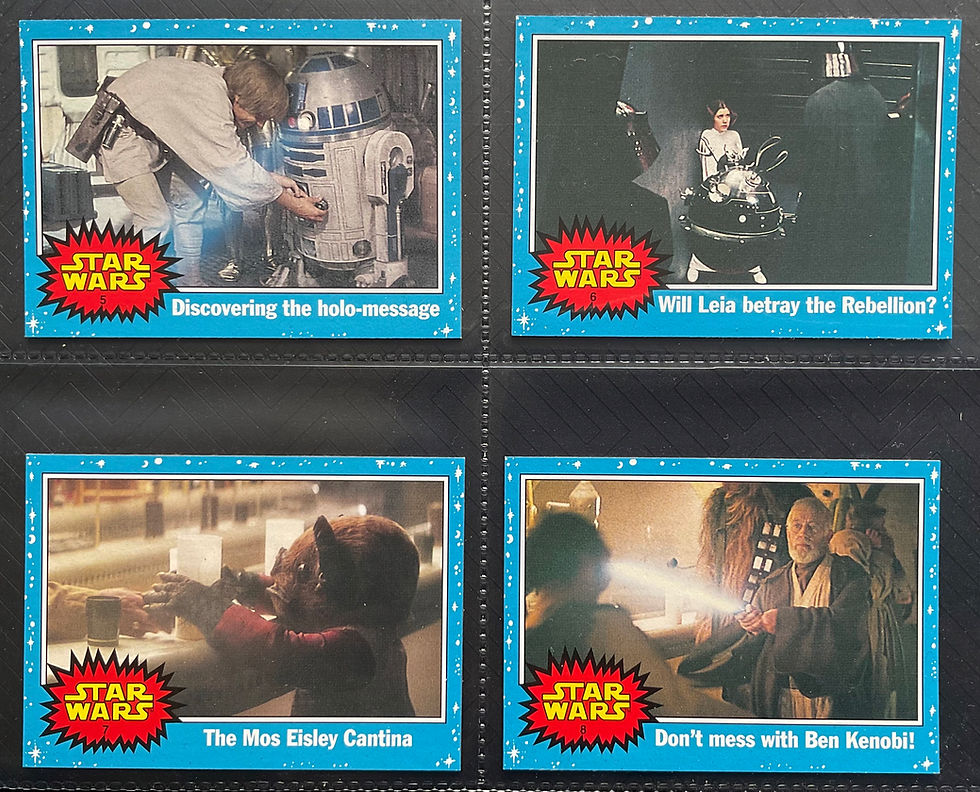 Thumbnail: Topps Gum Star Wars All Films Bubblegum Cards