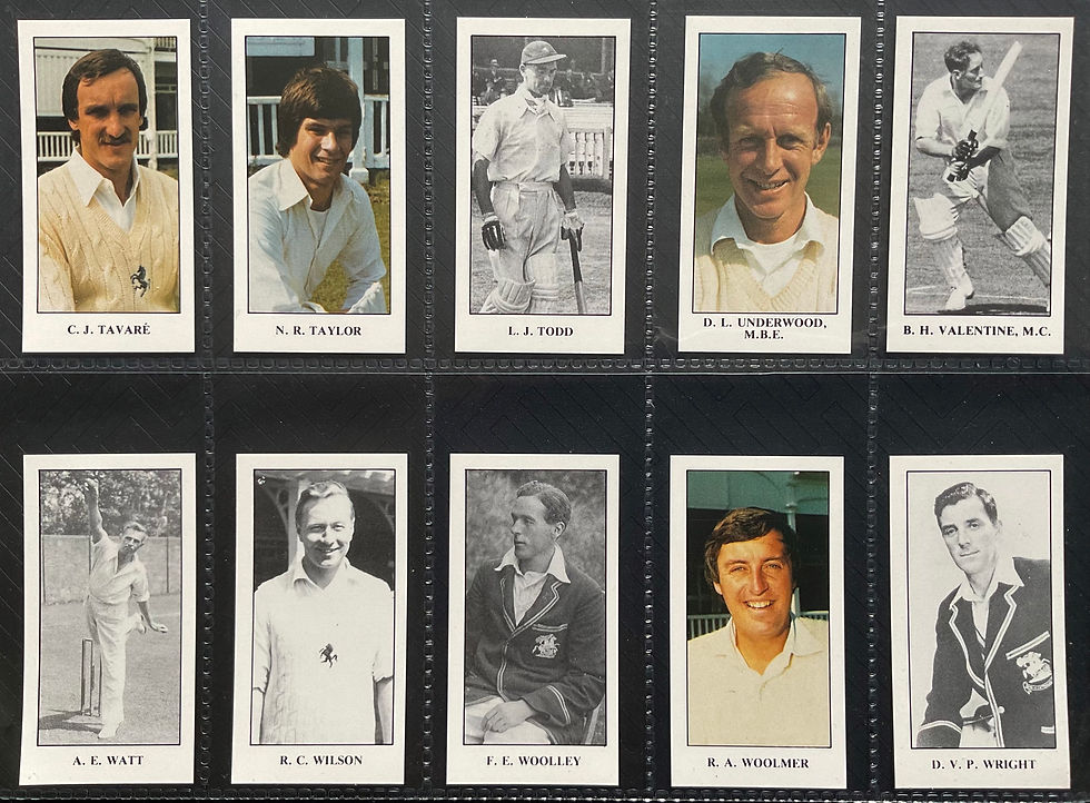 Thumbnail: Kent County Cricket Club Cricketers Of Kent Trade Cards