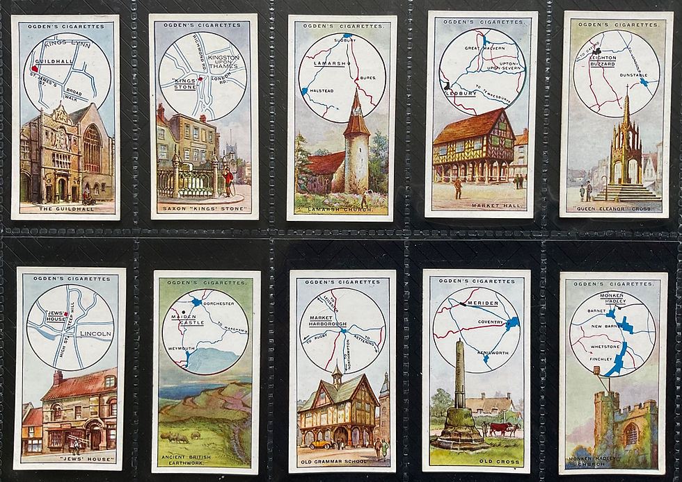 Thumbnail: Ogdens By The Roadside Cigarette Cards