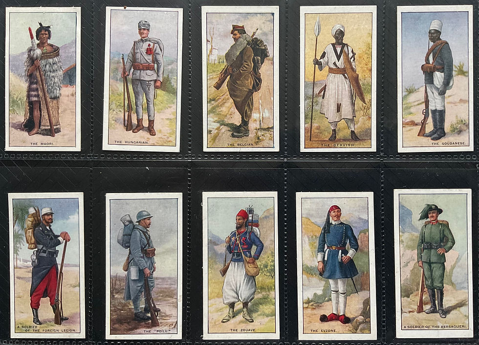 Thumbnail: United Tobacco Co South Africa Warriors Of All Nations Cigarette Cards