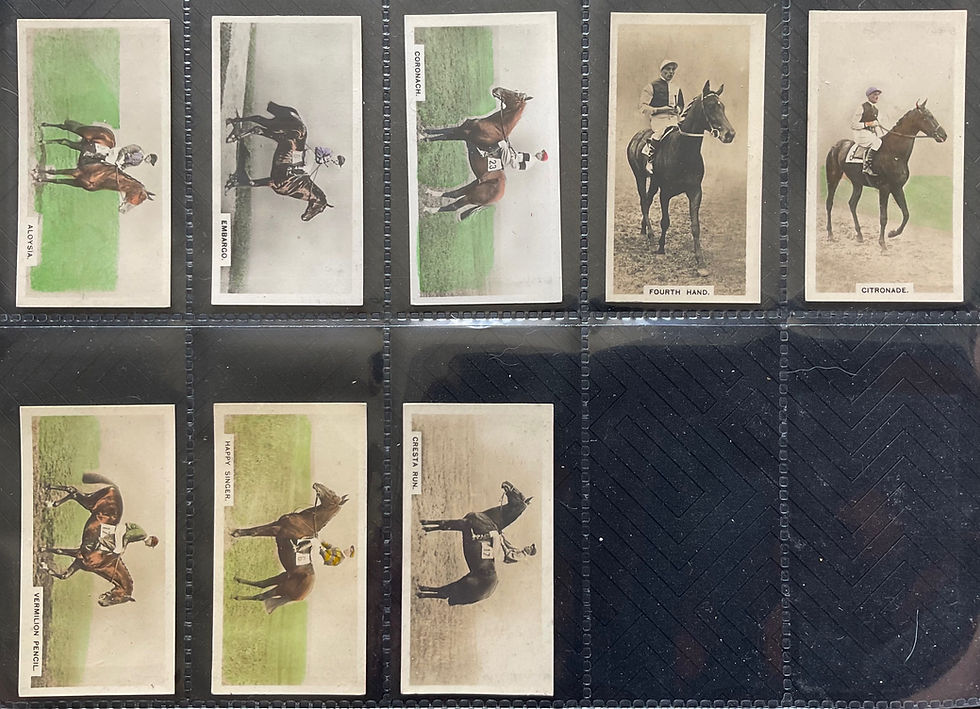 Thumbnail: Lea Famous Racehorses Cigarette Cards