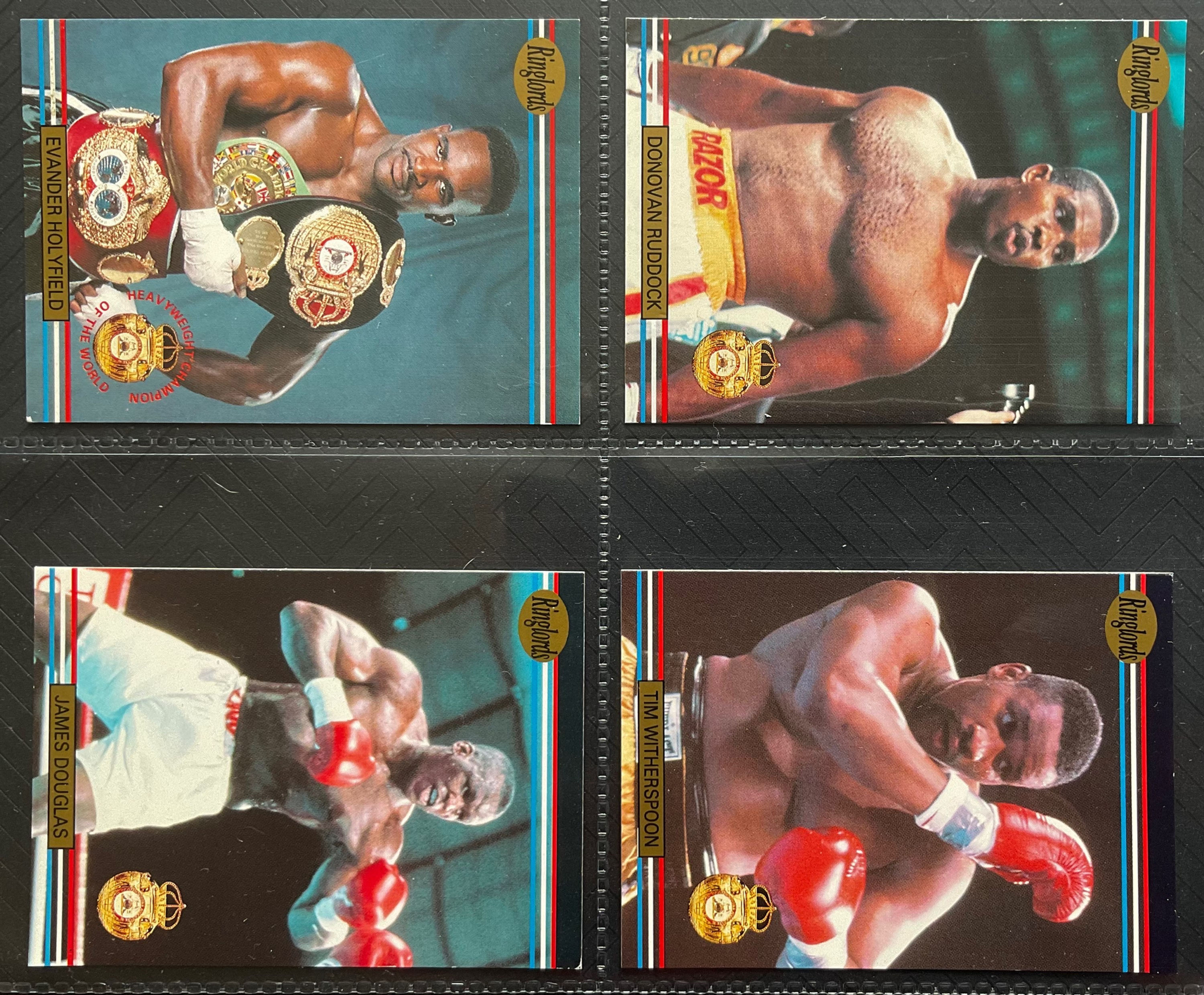 Players International Ringlords Boxing Personalities Trade Cards