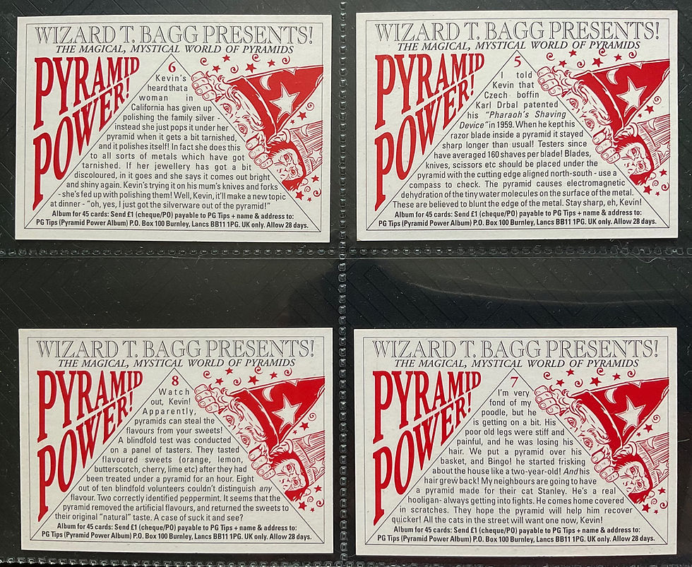 Thumbnail: Brooke Bond Tea PG Tips Pyramid Power Tea Cards