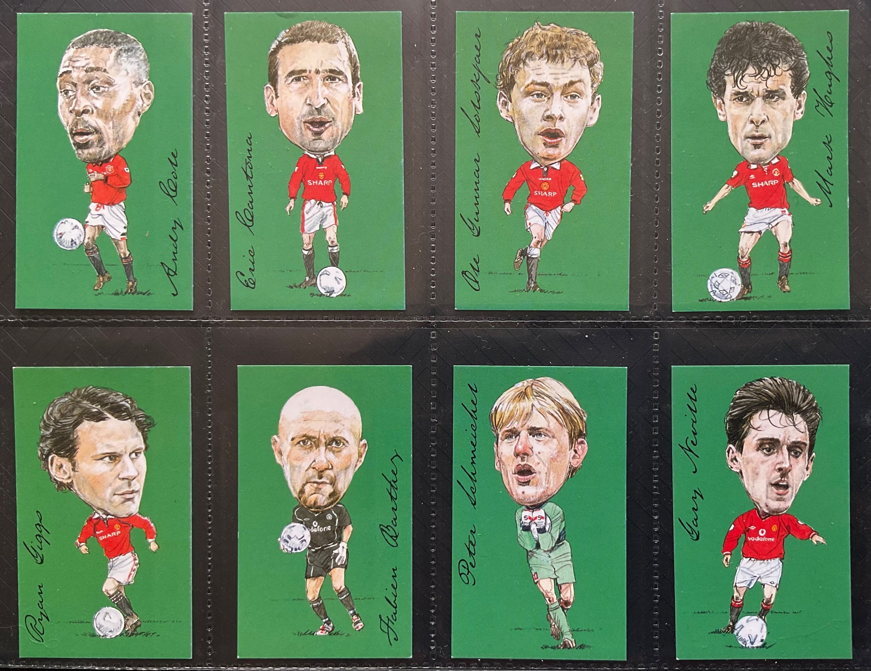 Golden Era Famous Footballers By Stubbs Manchester United Football Trade Cards