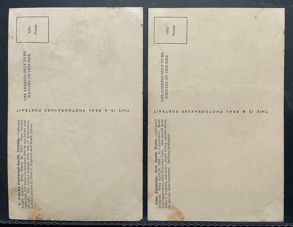 Thumbnail: Australian Post Test Cricketers Trade Cards Inc Don Bradman