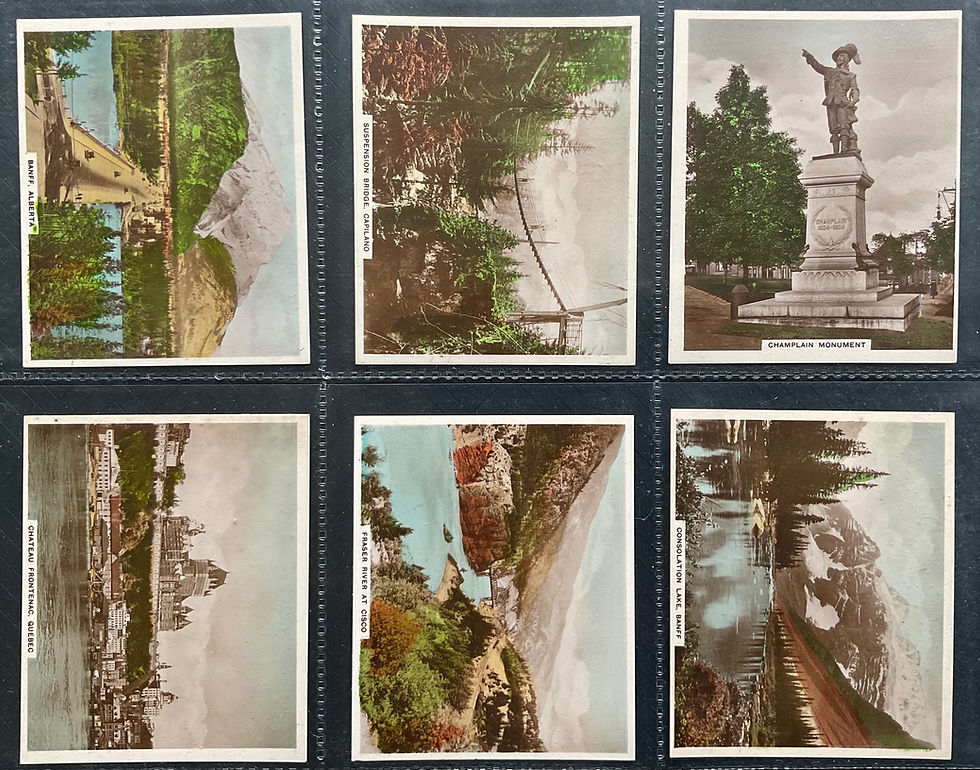 Thumbnail: Hills Views Of Interest Canada Cigarette Cards