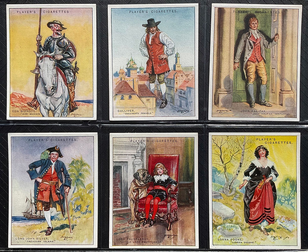 Thumbnail: Players Characters From Fiction Cigarette Cards