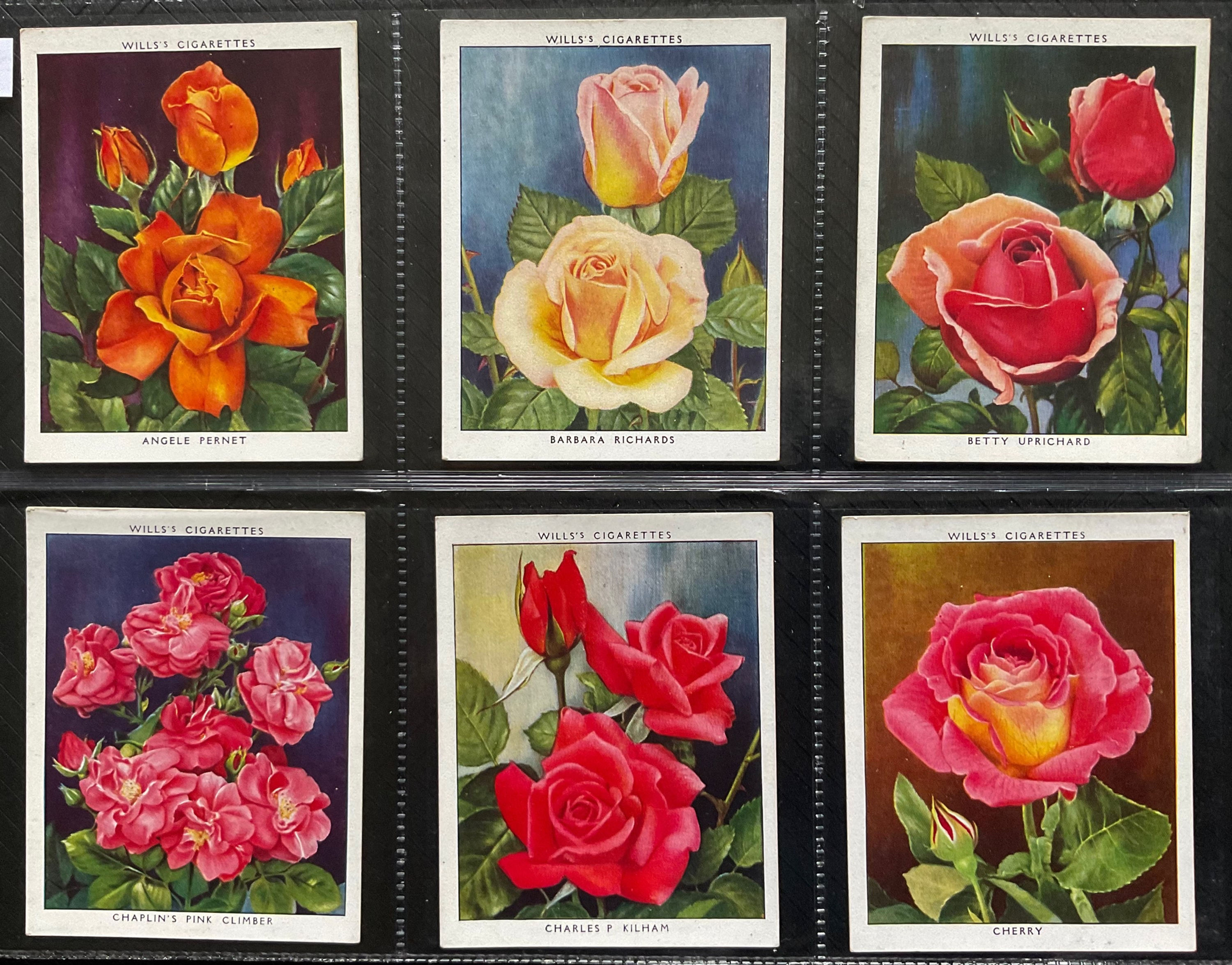 Wills Roses Cigarette Cards