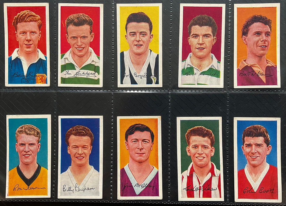 Thumbnail: Barratt Famous Footballers A8 Confectionary Cards