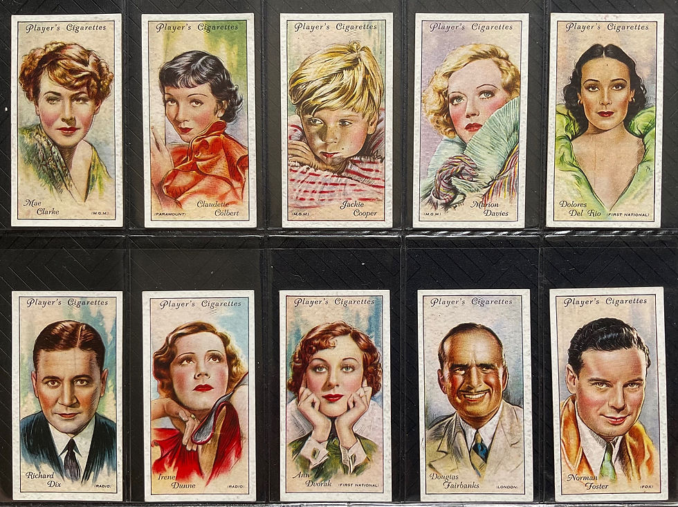 Thumbnail: Players Film Stars Second Series Cigarette Cards