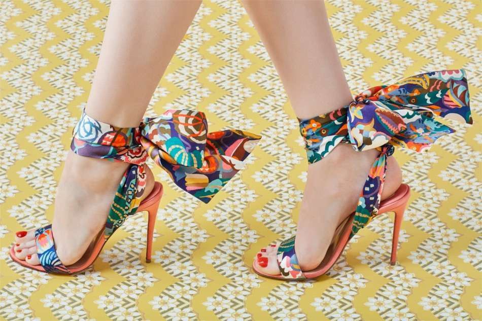 foulard su scarpe