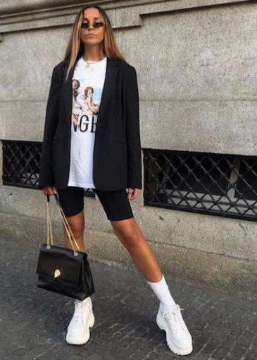 Stile Casual Chic con Ciclisti