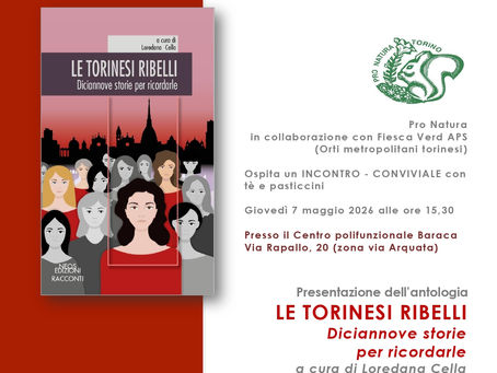 Le Torinesi Ribelli Neos Edizioni presenta c/o il Centro Baraca 