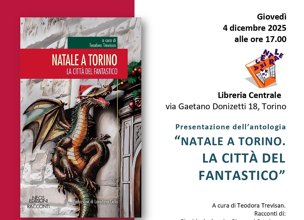 Natale a Torino - La città del Fantastico - Neos Edizioni sarà presente alla Libreria Centrale
