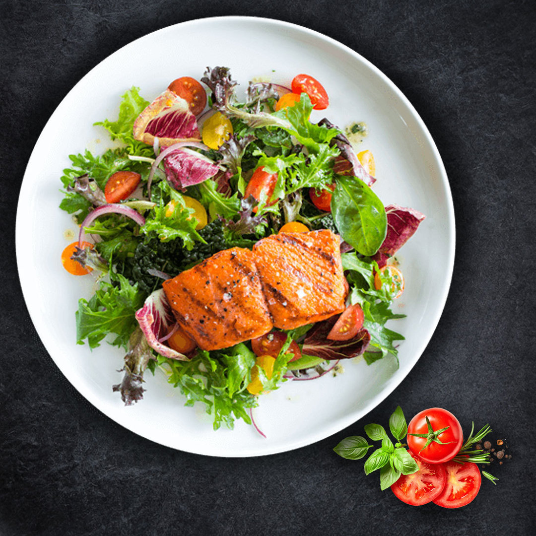 Arranged Food and Objects