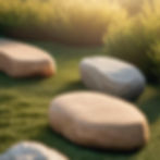 premium, ultra high-resolution outdoor image of Decorative small Stone for garden Deliver