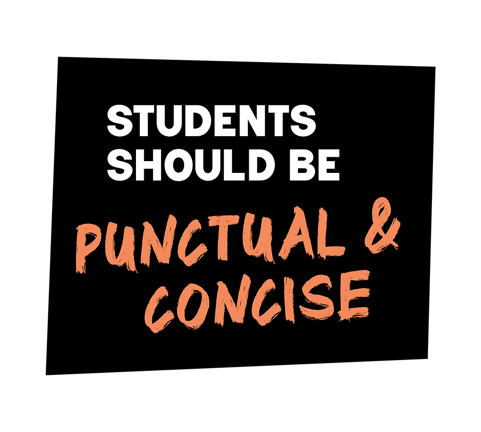 STUDENTS SHOULD BE PUNCTUAL & CONCISE.png
