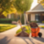 premium, ultra high-resolution outdoor image of Spring Clean up_, captured in golden hour