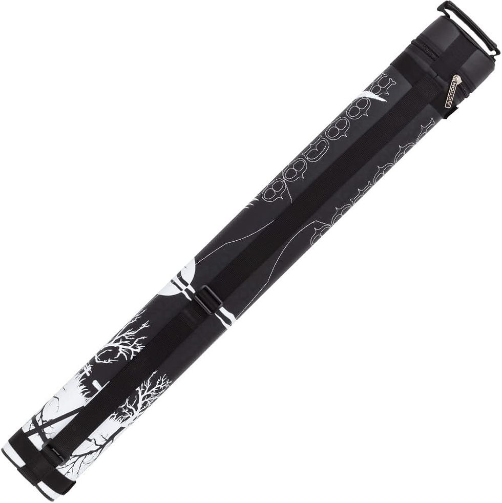 Thumbnail: Voodoo 2x2 VODC22D Papa Legba Stitch Hard Pool Cue Case