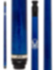 Jacoby JCBMCN Monster Crush Pool Cue - No Wrap - Blue