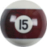 Action Black Marble Replacement Pool Ball - RBBM #15