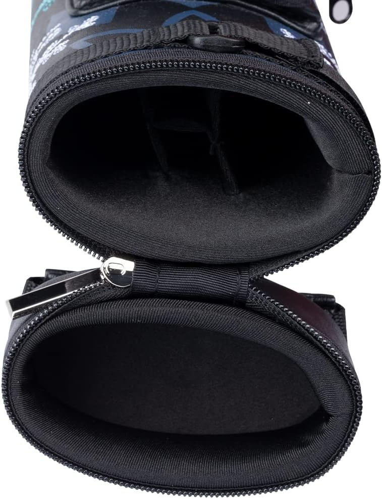 Thumbnail: Athena Flower ATHC12 2x2 Stitch Hard Pool Cue Case