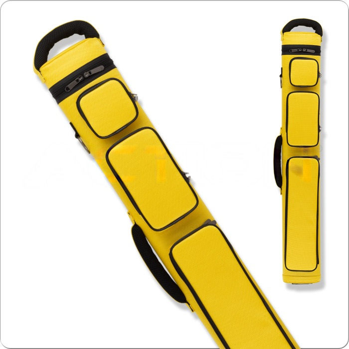 Action Backpack ACB24 2x4 Hard Pool Cue Case - YELLOW