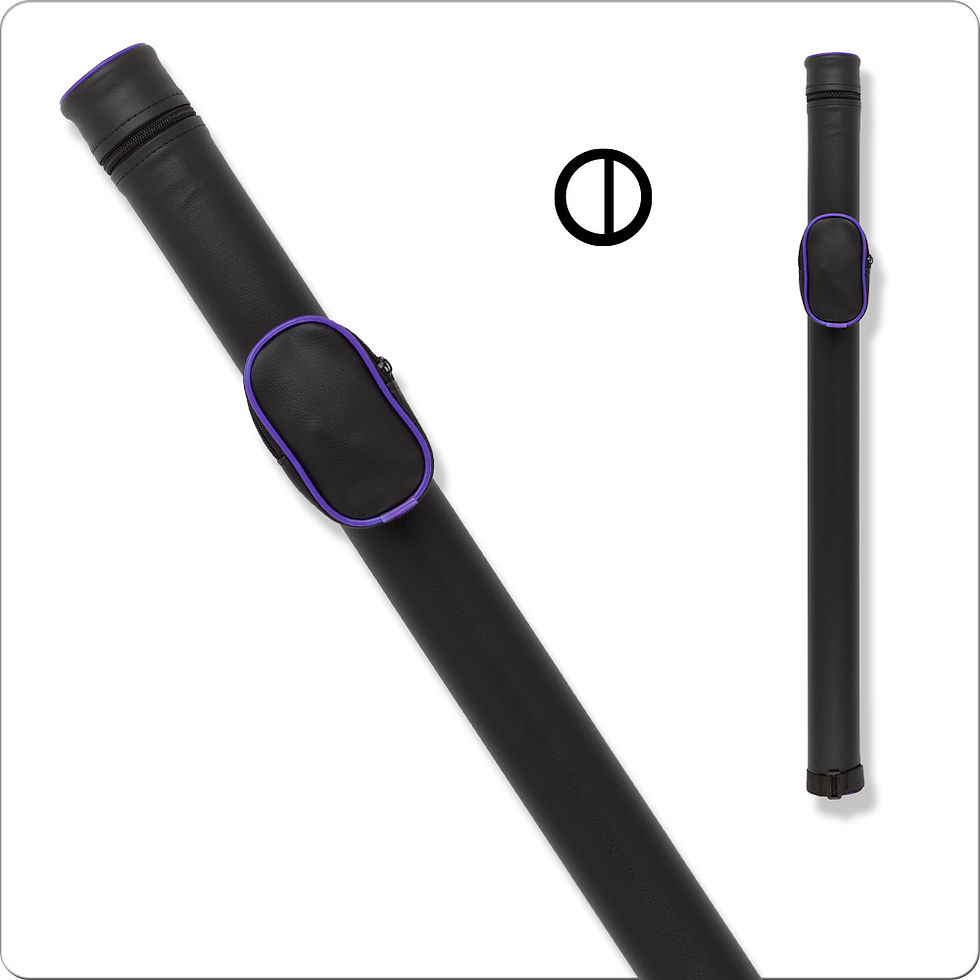 Thumbnail: Action ACPRND 1x2 Hard Round Piping Pool Cue Case