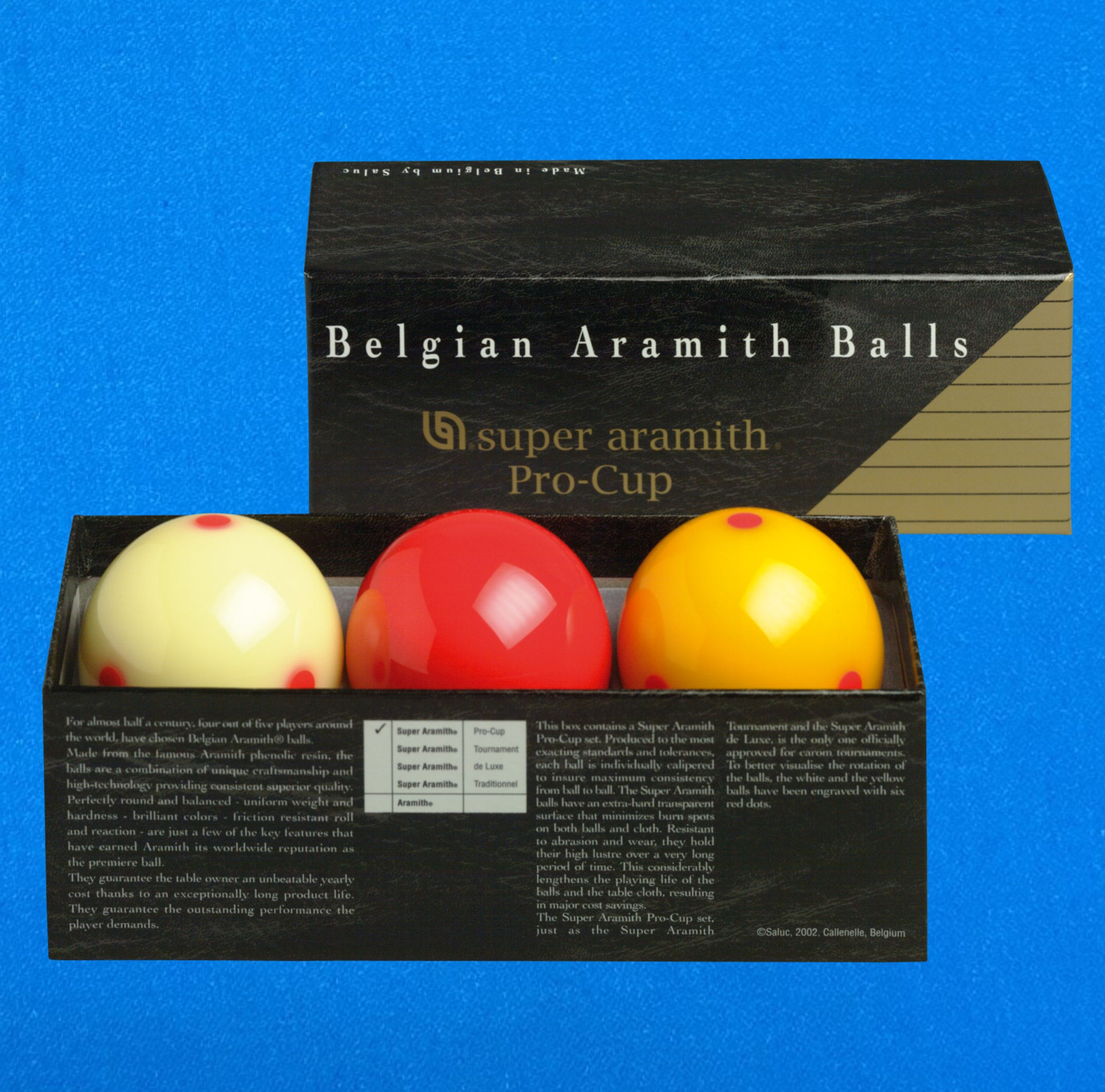 Aramith Super Pro Cup Carom Pool Ball Set