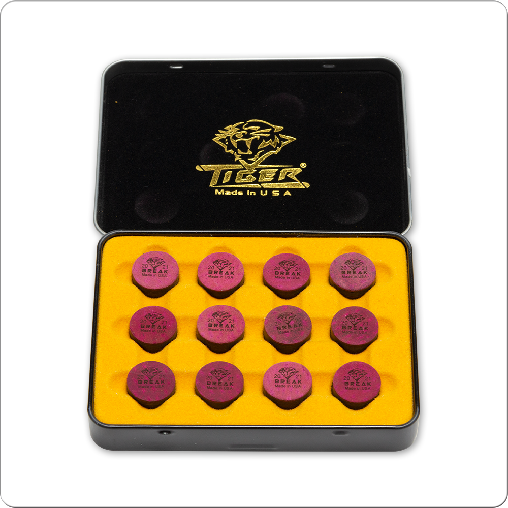 Tiger Break Pool Cue Tip (Box of 12)