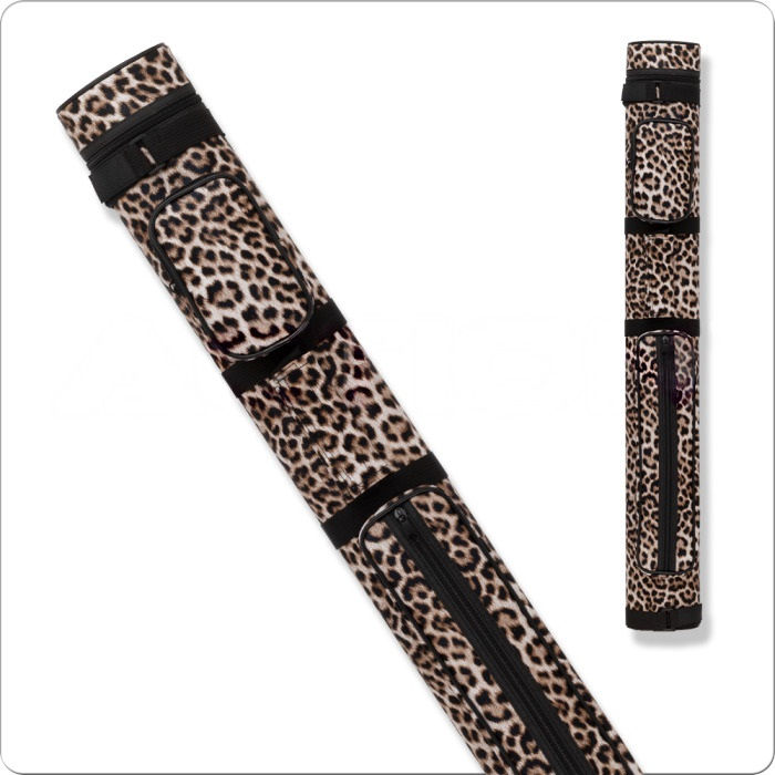 Action Print ACPS22 2x2 Hard Pool Cue Case - BEIGE