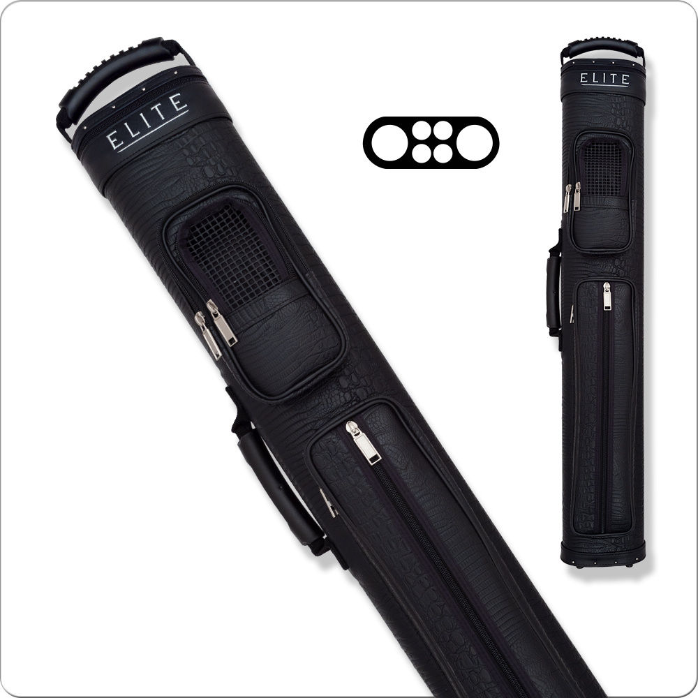 Elite ECCP24 2x4 Precision Hard Pool Cue Case - Black