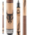 Outlaw OL42 Original Pool Cue - Cow Skull Two Toned Wrap