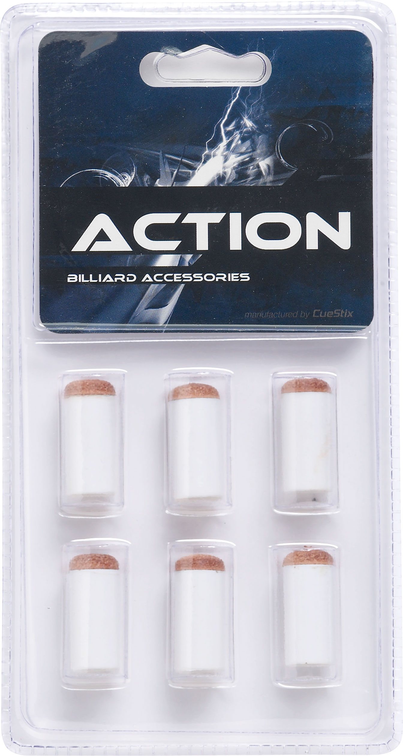 Slip-on Ferrules - Brown Tips (6)