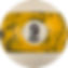 Action Black Marble Replacement Pool Ball - RBBM #9