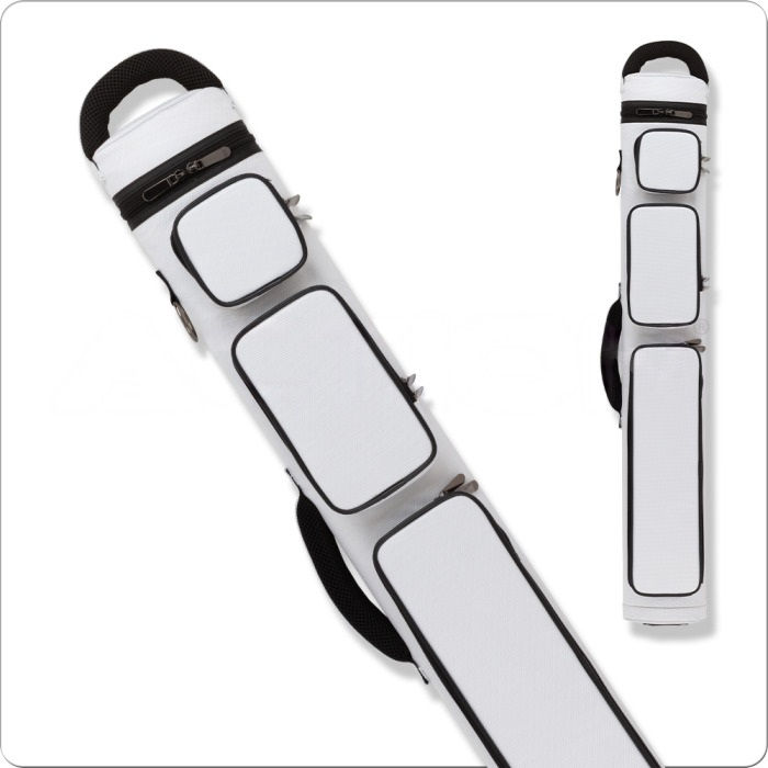 Action Backpack ACB24 2x4 Hard Pool Cue Case - WHITE