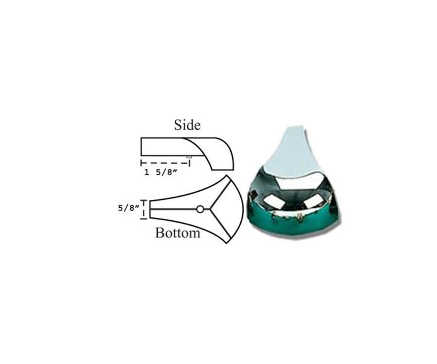 Thumbnail: Corner/Side Castings Chrome Finish (Set of 6) - TP50581