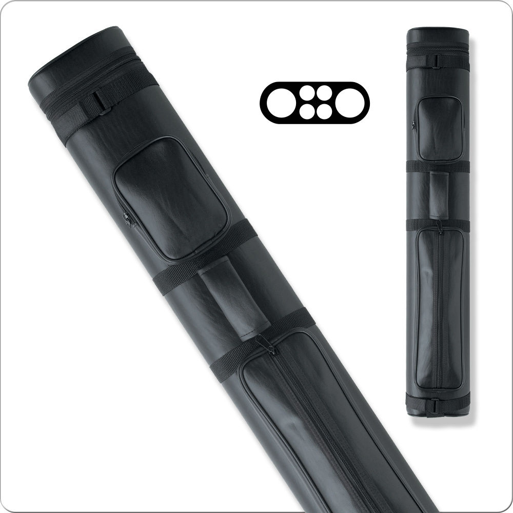 Action AC24 2x4 Hard Pool Cue Case - Black