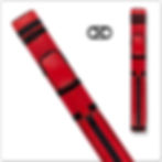 Action AC22 2x2 Hard Pool Cue Case - Red