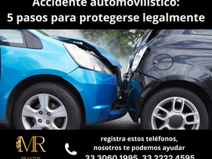Un accidente automovilístico es una experiencia estresante y confusa.