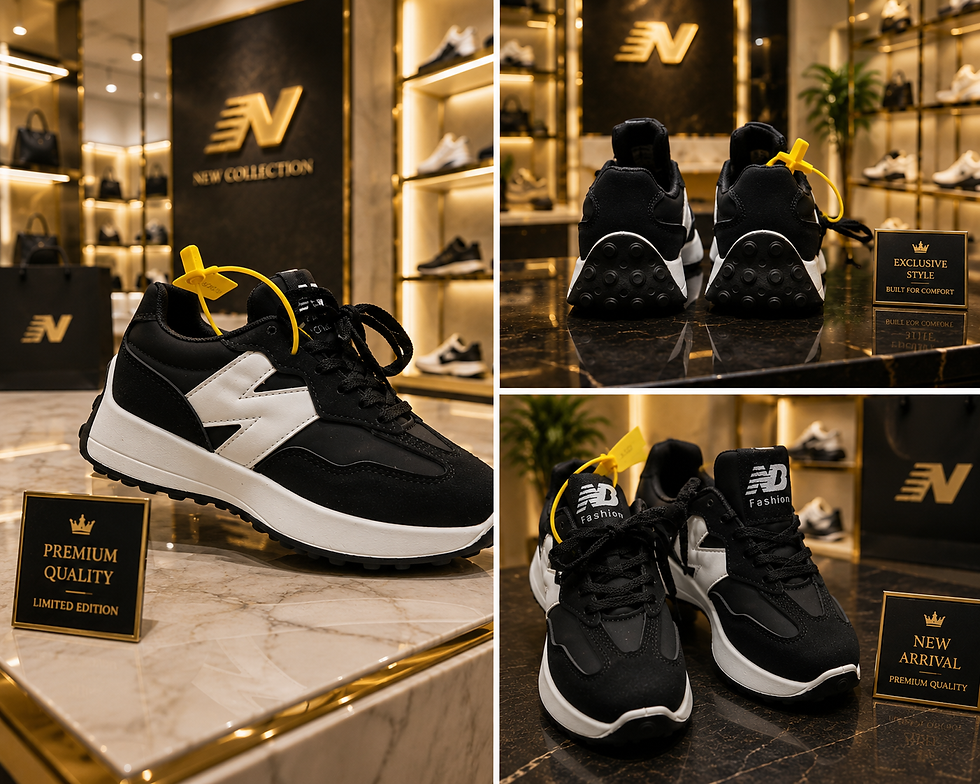 Thumbnail: 🖤 Black & White Statement Sneakers 🤍Size 11.5C(28)