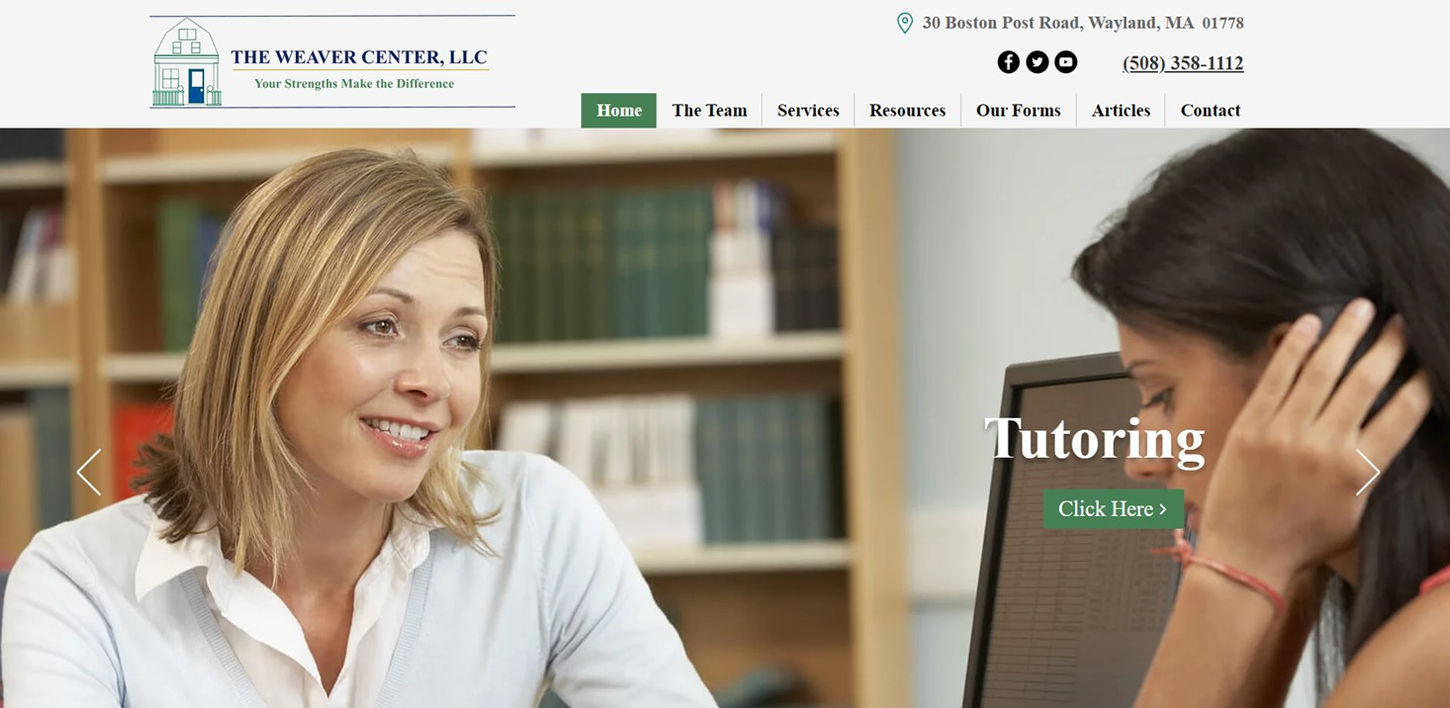 Weaver center website