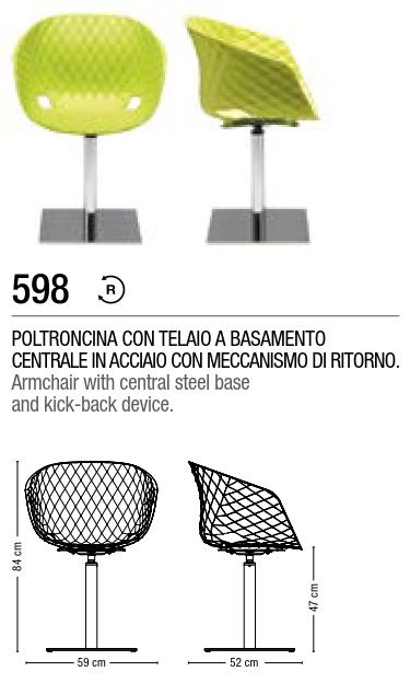 Thumbnail: UNI-KA 598 ARMCHAIR