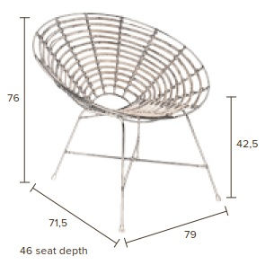 Thumbnail: KUBU ROUND CHAIR
