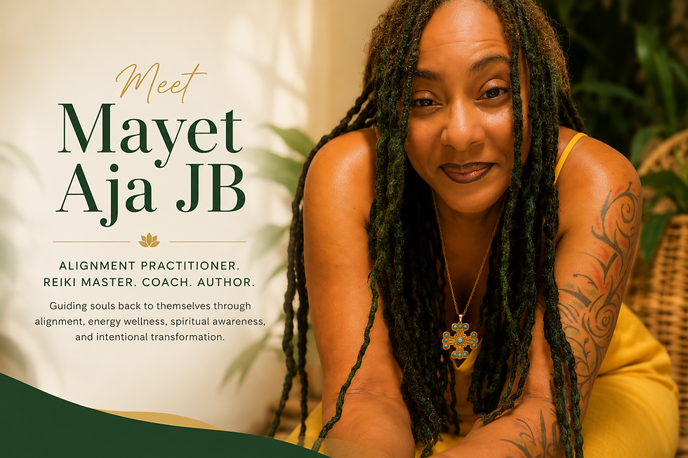 Mayet Aja JB, Alignment Practitioner and founder of Internal Growth & Wellness.